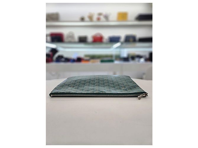 Goyard Borsa Clutch Sena MM SENAT Verde - vista 3