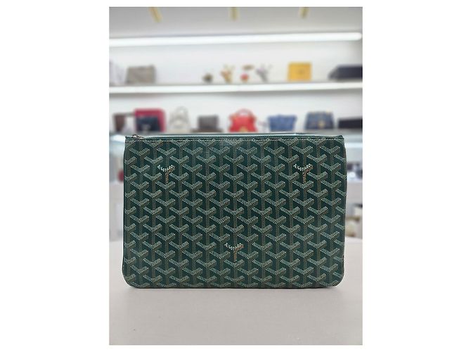 Goyard Borsa Clutch Sena MM SENAT Verde - vista 6