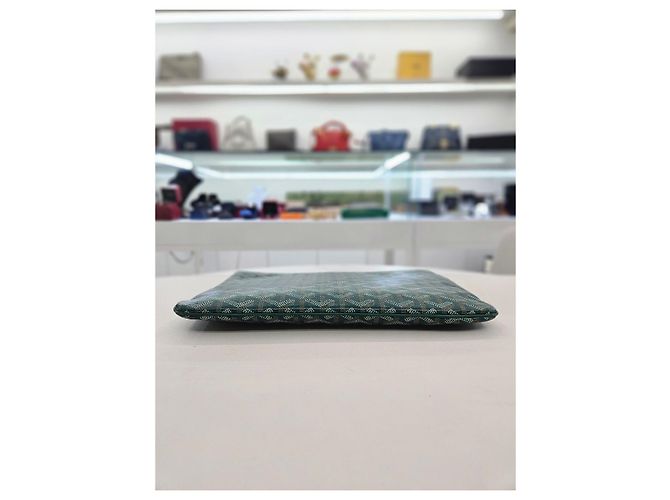 Goyard Borsa Clutch Sena MM SENAT Verde - vista 7