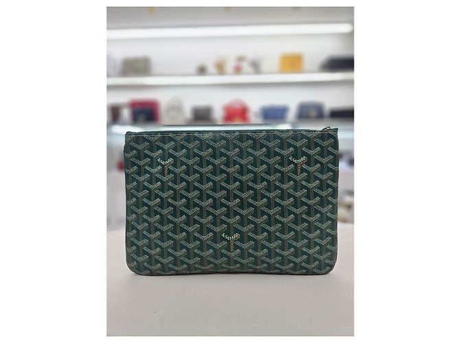 Goyard Borsa Clutch Sena MM SENAT Verde - vista 9