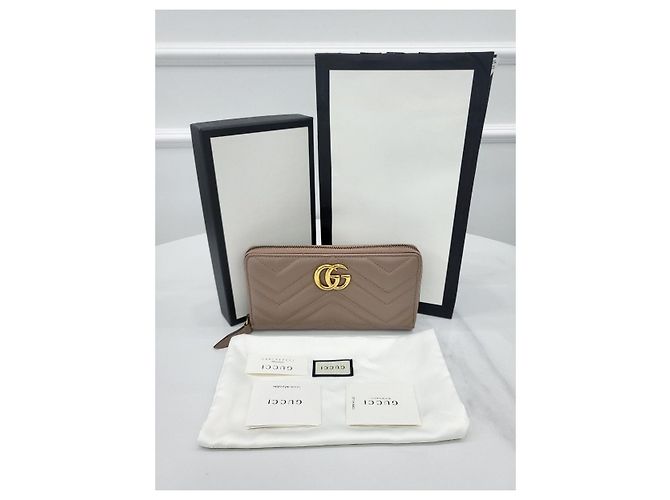 Gucci Cartera Larga GG Marmont Rosa - vista 6