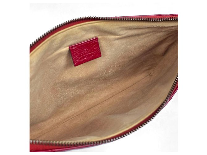 Gucci Borsa Clutch Marmont Matelassé Rosso - vista 6