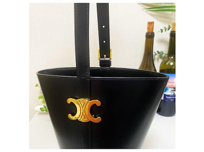 Céline Triope Bucket Bag Schwarz - Ansicht 4