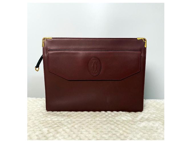 Cartier Borsa Clutch Must Maestro Rosso - vista 2