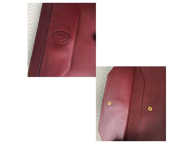 Cartier Borsa Clutch Must Maestro Rosso - vista 8