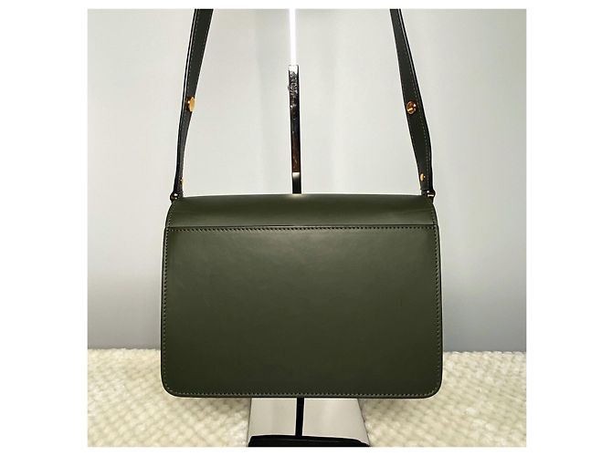Marni Bolso de hombro mediano Trunk caqui Castaño - vista 3