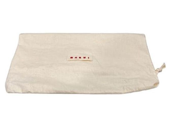 Marni Bolso de hombro mediano Trunk caqui Castaño - vista 8