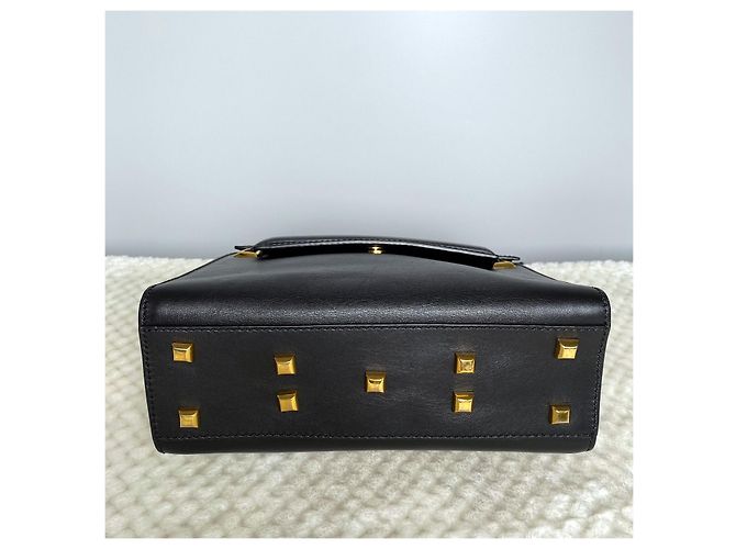 Valentino La mia borsa a spalla Rockstud con manico superiore Nero - vista 6
