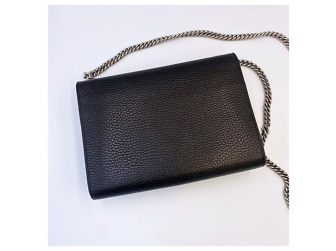Gucci Mini borsa a tracolla WOC Dionysus nera Nero - vista 5