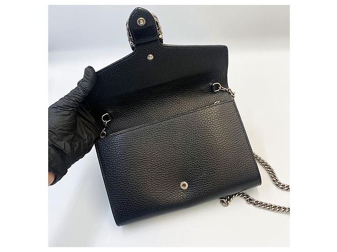 Gucci Mini borsa a tracolla WOC Dionysus nera Nero - vista 7