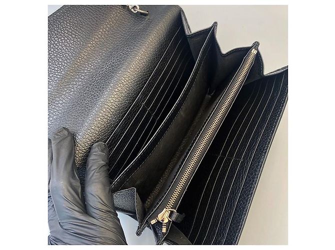 Gucci Mini borsa a tracolla WOC Dionysus nera Nero - vista 8