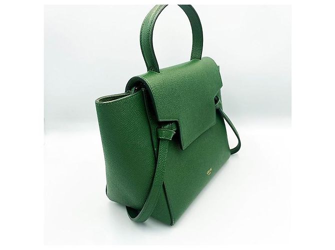Belt Bag Céline Borsa Tote Nano Verde - vista 2