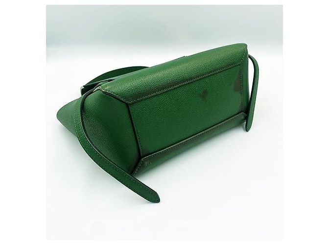 Belt Bag Céline Borsa Tote Nano Verde - vista 5