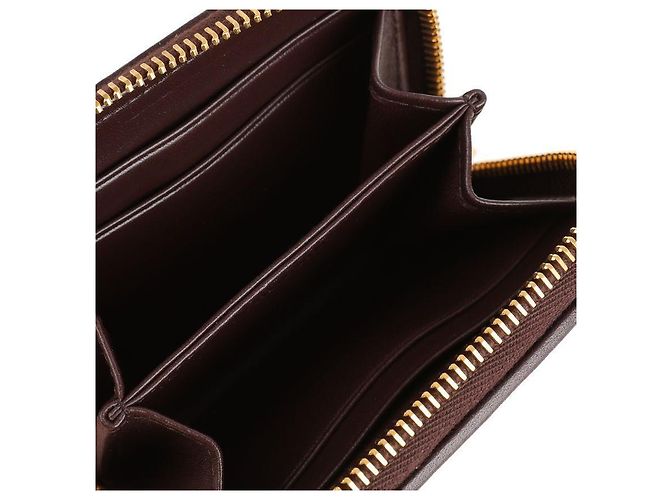 Miu Miu Portafoglio in pelle nappa Marrone - vista 8