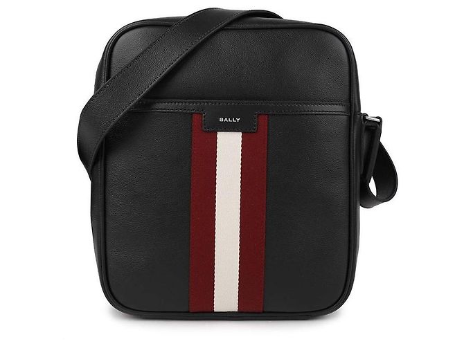 Bally Bolsa transversal de couro preto Code - vista 3