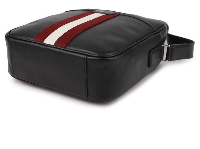 Bally Bolsa transversal de couro preto Code - vista 6