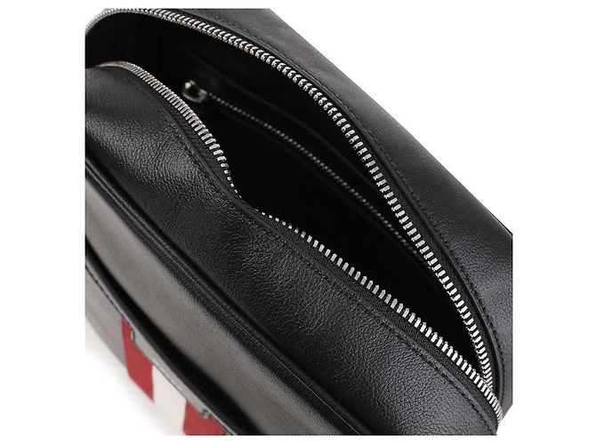 Bally Bolsa transversal de couro preto Code - vista 8