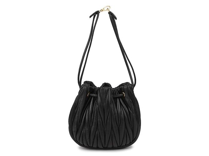 Miu Miu Pochette in pelle Nappa Nero - vista 5
