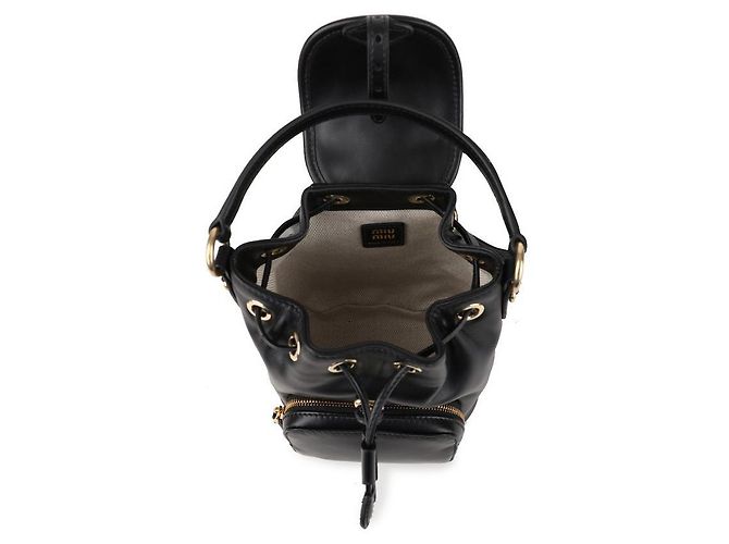 Miu Miu Mini sac à dos en cuir - vue 7