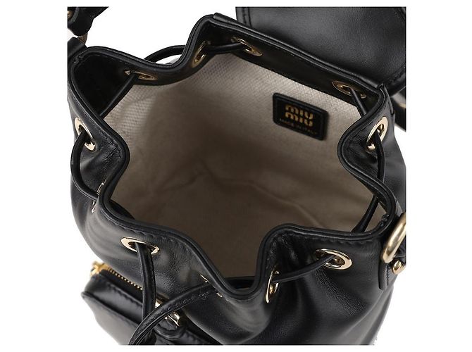 Miu Miu Mini sac à dos en cuir - vue 8