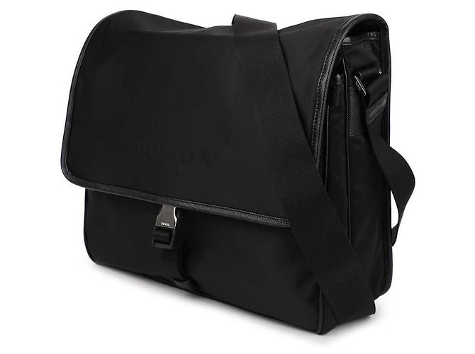 Prada Borsa a tracolla Saffiano Nero - vista 4