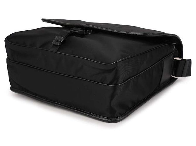 Prada Borsa a tracolla Saffiano Nero - vista 6