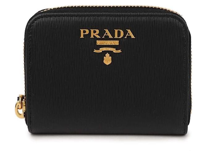Prada Vitello Move Münzbörse Schwarz - Ansicht 3