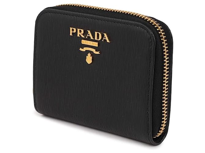 Prada Vitello Move Münzbörse Schwarz - Ansicht 4