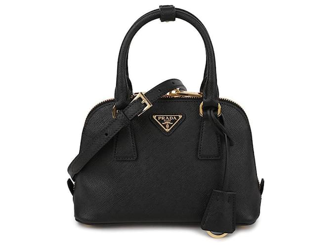 Prada Mini Bolso Tote Negro - vista 3