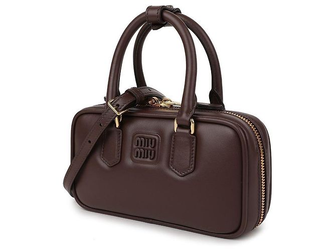 Miu Miu Mini bolsa de couro - vista 4
