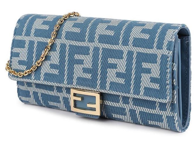 Fendi Lange Baguette-Kette Brieftasche - Ansicht 4