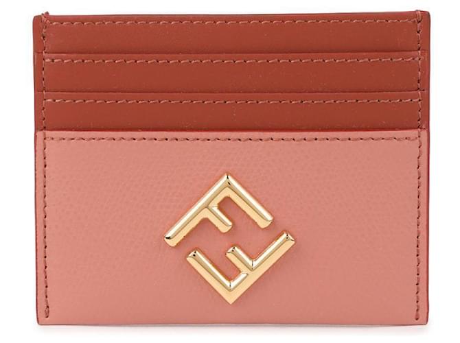 Fendi Tarjetero Diamond Rosa - vista 3