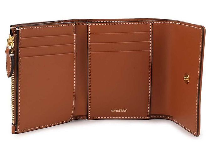 Burberry Small Check Folding Wallet White - view 7