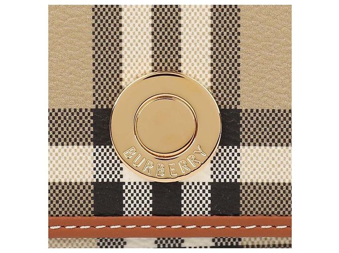 Burberry Small Check Folding Wallet White - view 9
