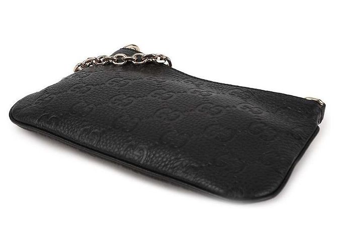 Gucci Borsa Super Mini GG Emblem Nero - vista 6