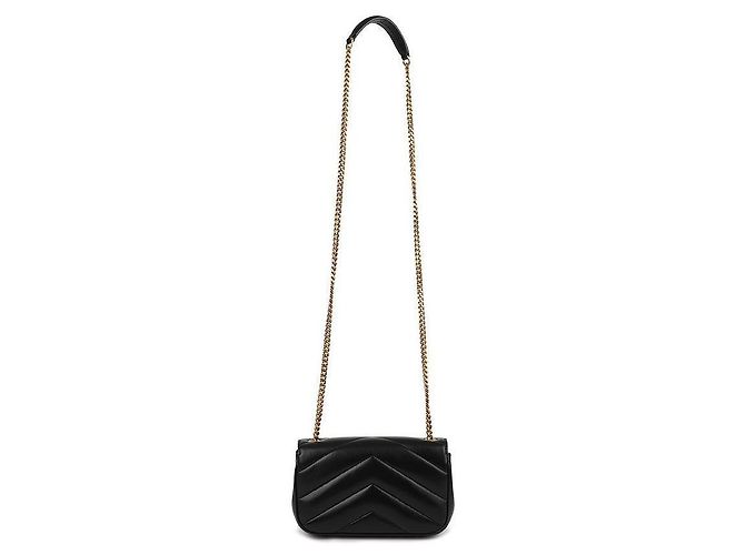 Saint Laurent Borsa a tracolla Lulu Toy Chain - vista 5