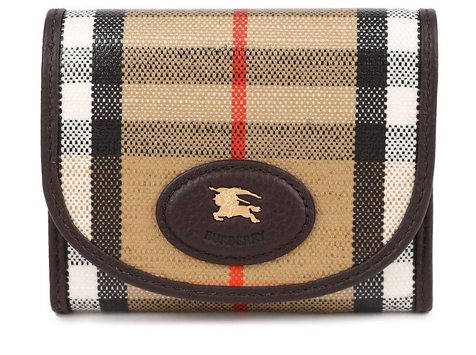 Burberry Billetera Compacta Highland Blanco - vista 3