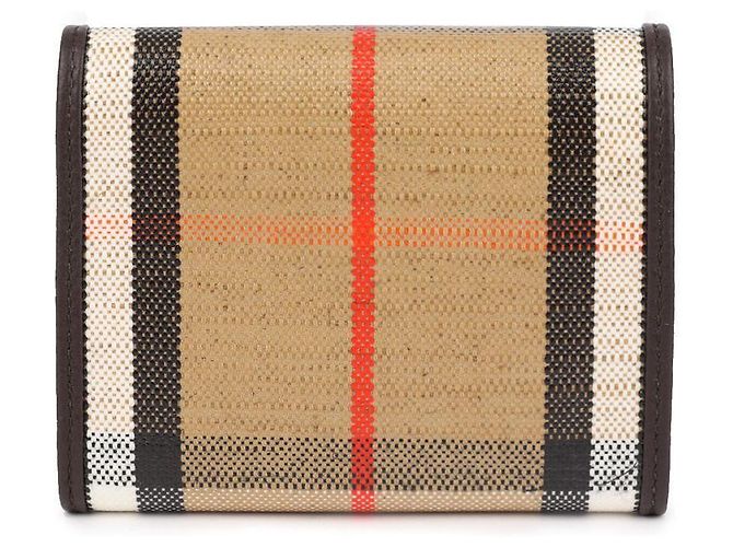 Burberry Billetera Compacta Highland Blanco - vista 5