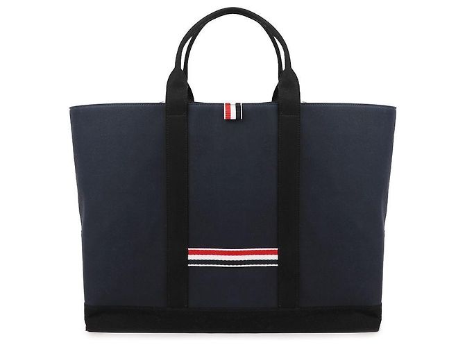 Thom Browne Sac à outils avec ouverture à cordon de serrage Bleu - vue 3