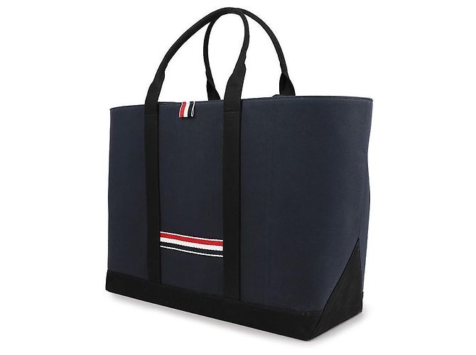Thom Browne Sac à outils avec ouverture à cordon de serrage Bleu - vue 4