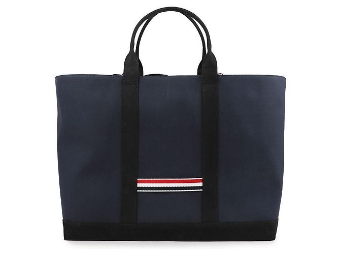 Thom Browne Sac à outils avec ouverture à cordon de serrage Bleu - vue 5