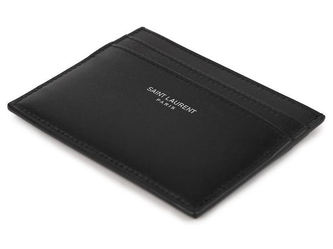 Saint Laurent Klassische Logo-Kartenetui Schwarz - Ansicht 6