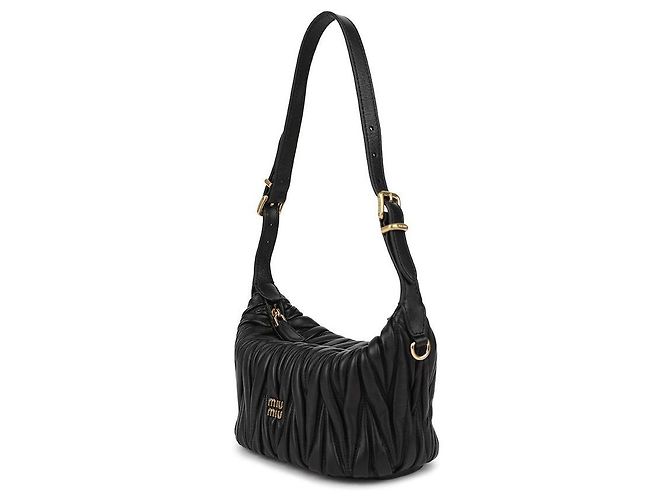 Miu Miu Mini-Schultertasche Schwarz - Ansicht 4