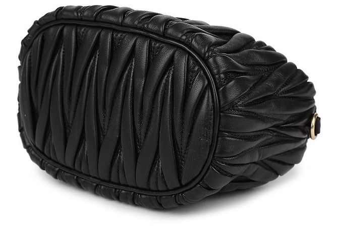 Miu Miu Mini-Schultertasche Schwarz - Ansicht 6