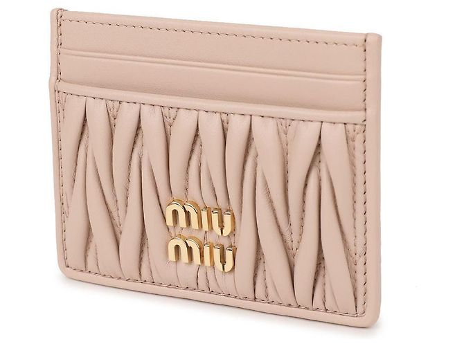 Miu Miu Tarjetero de cuero Napa - vista 4