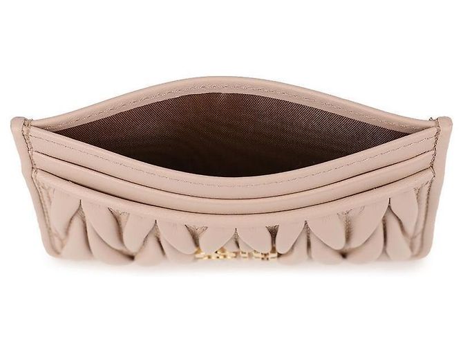 Miu Miu Tarjetero de cuero Napa - vista 7
