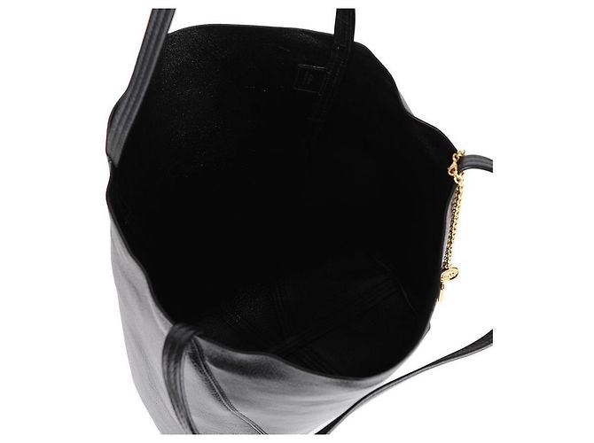 Chloé Gran Bolsa Tote de Cuero Texturizado Negro - vista 8