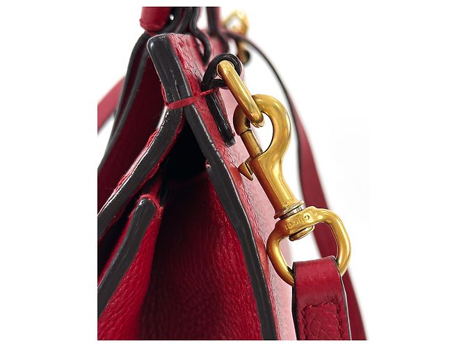 Gucci Borsa a spalla piccola Marmont Matelassé con manico superiore a due vie Rosso - vista 11