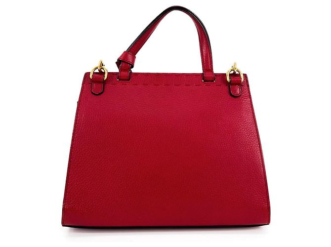 Gucci Borsa a spalla piccola Marmont Matelassé con manico superiore a due vie Rosso - vista 4