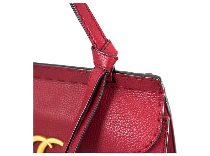 Gucci Borsa a spalla piccola Marmont Matelassé con manico superiore a due vie Rosso - vista 8